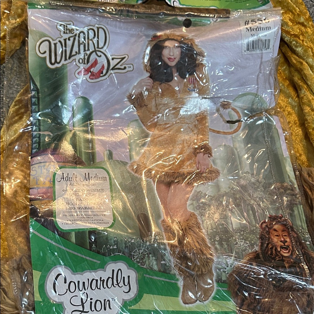 Wizard of Oz Cowardly Lion Costume